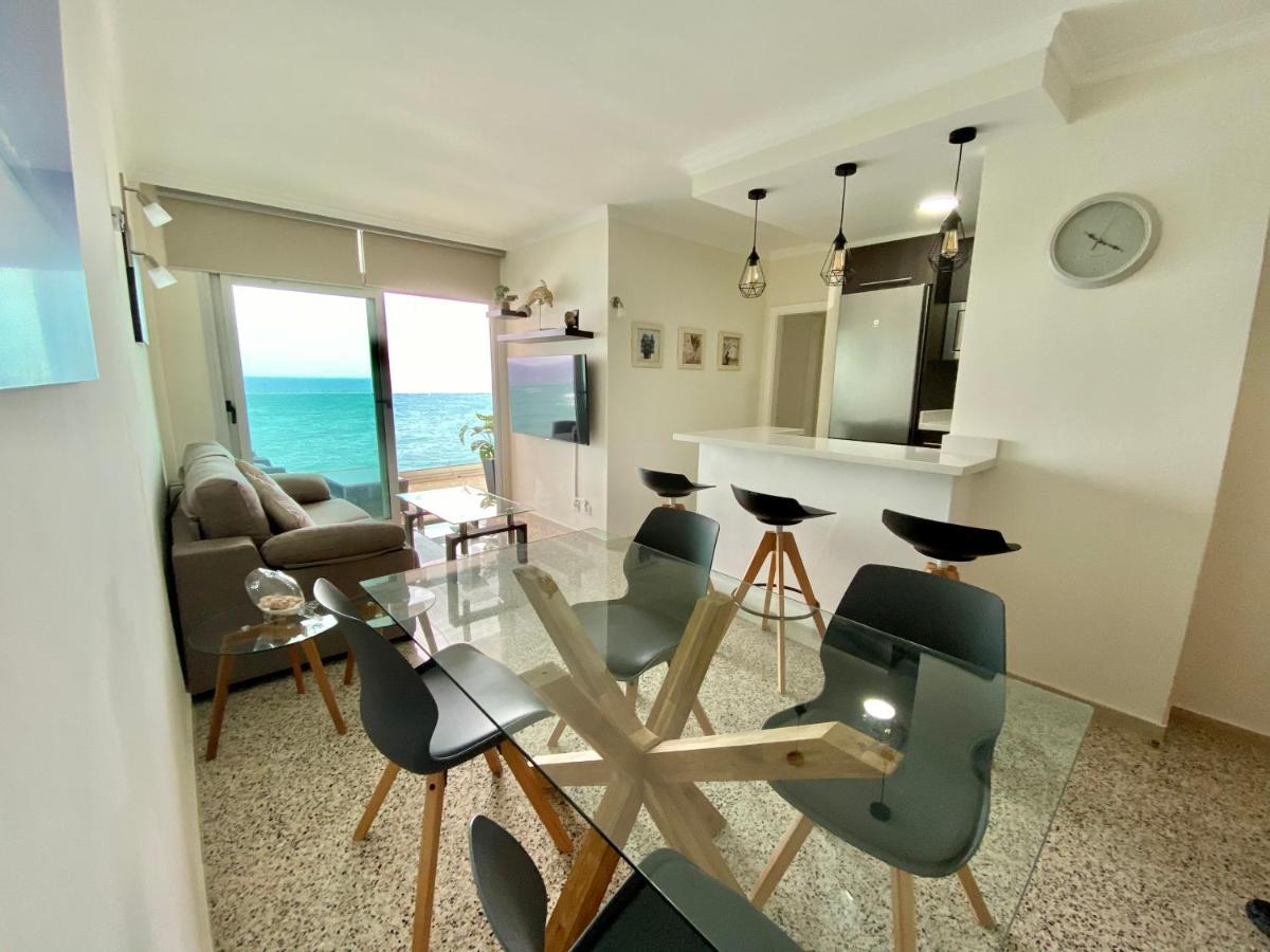 Hermoso Edificio Frente Al Mar Con Gran Terraza Y Hermosas Vistas Las Palmas de Gran Canaria Ngoại thất bức ảnh